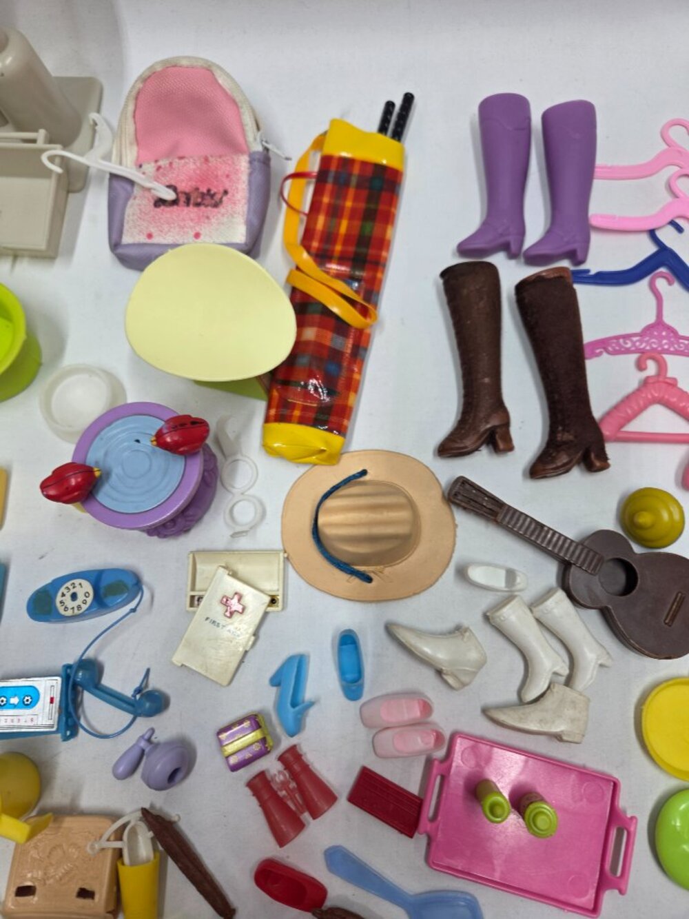 Barbie and Fashion Doll Accessories Lot Boots Bags Doctor - Picture 7 of 11